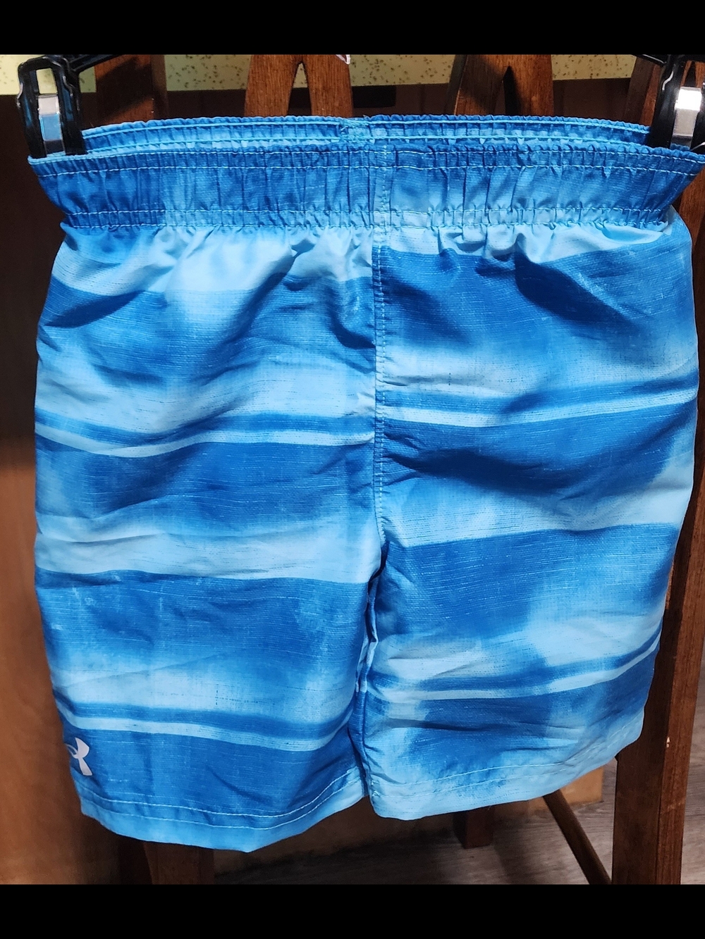 Under Armour Kids Blue Tie-Dye Performance Shorts